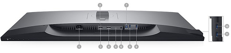 Màn hình Dell U3219Q - Tùy chọn kết nối