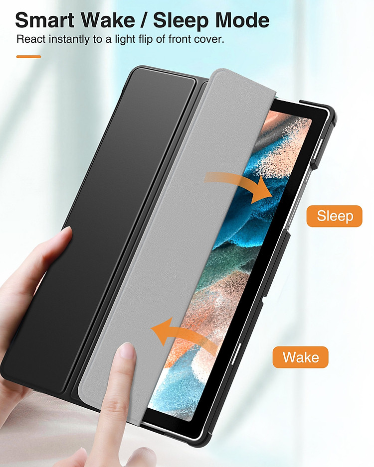 Case bao da chống sốc cho Samsung Galaxy Tab A7 Lite 2021 8.4 inch hiệu HOTCASE