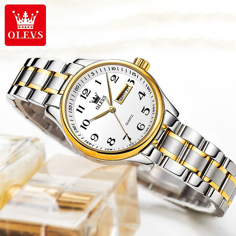 Đồng hồ đeo tay nữ thạch anh được chứng nhận thương hiệu nổi tiếng của Thụy Sĩ không thấm nước tự động đơn giản tính khí cũ đồng hồ nữ cao cấp mới hình ảnh chính 3