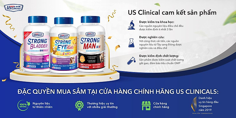 Viên Uống Bổ Sung Glucosamine Gấp Đôi, Cải Thiện Sụn, Khớp Giảm Nhức Mỏi Triệt Để US Clinicals StrongJoint Từ Mỹ - 80 Viên
