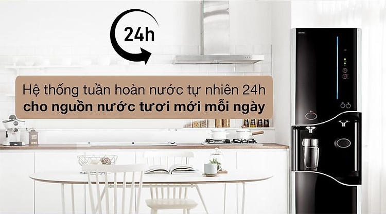 Tuần hoàn - Máy lọc nước RO nóng lạnh ChungHo CHP-3720S 4 lõi