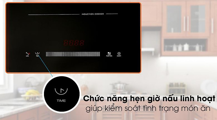 Chức năng hẹn giờ của bếp từ đơn Junger IS-22