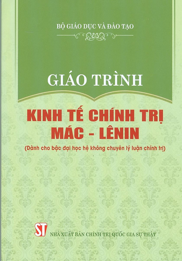 Giáo trình Kinh tế chính trị Mác-Lênin (Dành cho bậc đại học hệ không chuyên lí luận chính trị)