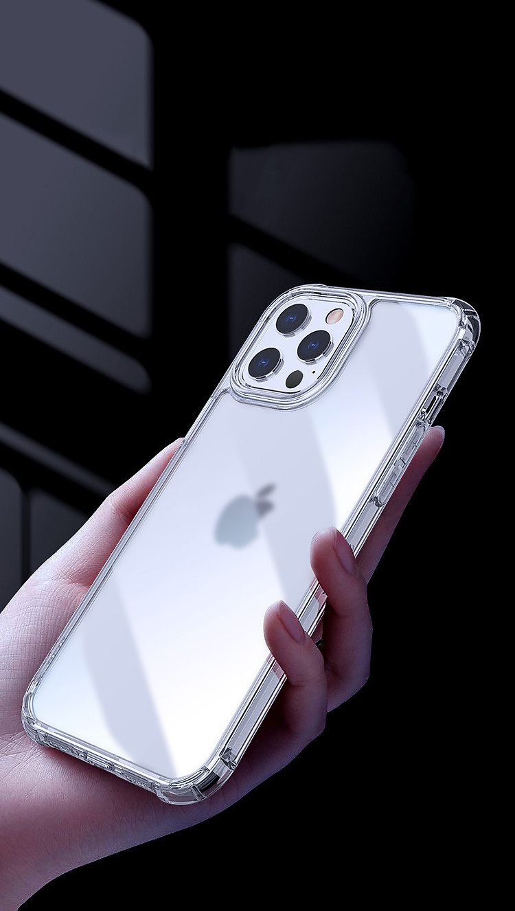 Ốp Lưng dành cho iPhone 12 Mini / 12 & 12 Pro / 12 Pro Max Leeu Design TPU Mặt Kính Cường Lực Nhám - Hàng Nhập Khẩu