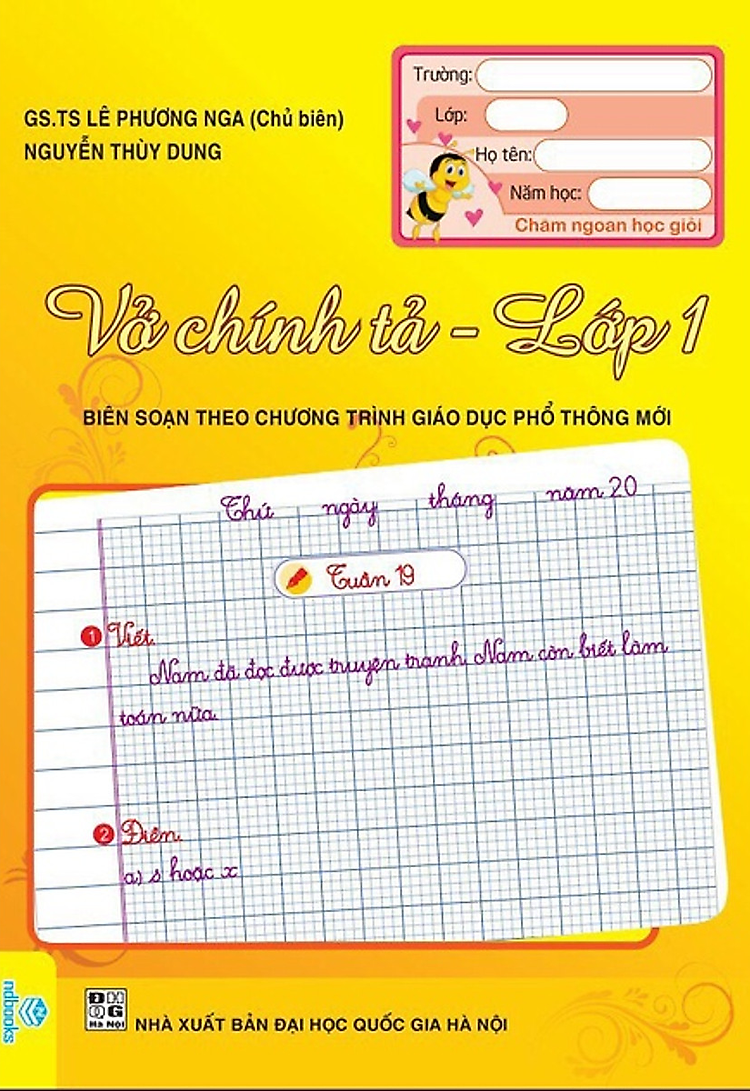 Vở Chính Tả Lớp 1 (Biên soạn Theo Chương Trình GDPT Mới - ND)