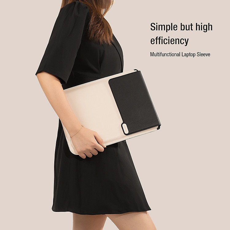 Bao da, Túi đựng Nillkin Versatile Laptop Sleeve Water Ripple 14inch 16inch dành cho Macbook Air / Macbook Pro 13 / Surface Laptop / Laptop 13.3inch / Macbook Pro 16 / Laptop 16inch / Laptop Asus / Dell XPS  - Hàng Nhập Khẩu