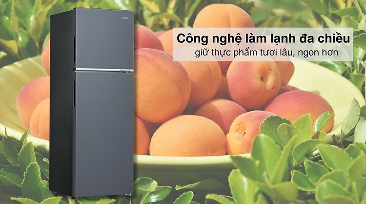 Tủ lạnh Aqua Inverter 358 lít AQR-T410FA(SL) - Công nghệ làm lạnh đa chiều