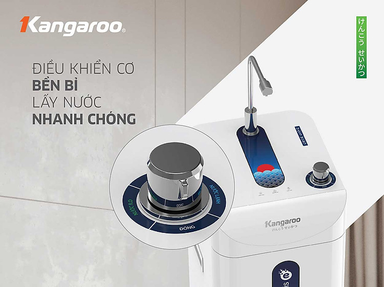 Máy lọc nước Kangaroo Hydrogen ion kiềm KG10A8ES