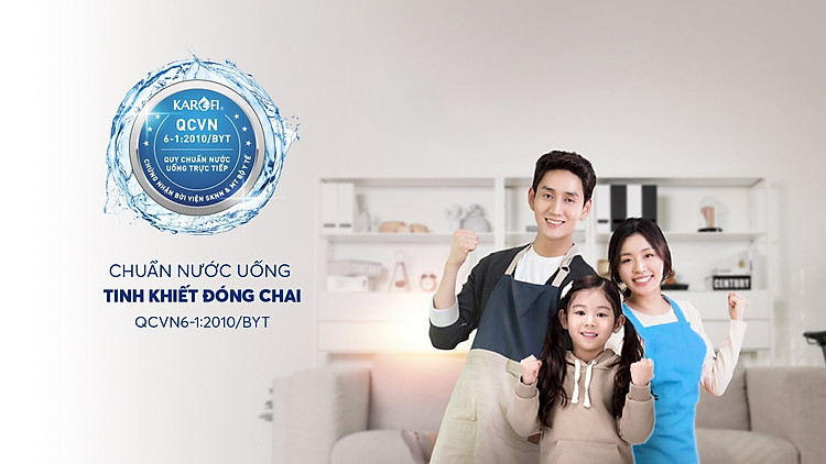 Nước sau lọc đạt chuẩn quốc gia nước uống trực tiếp QCVN6-1:2010 BYT