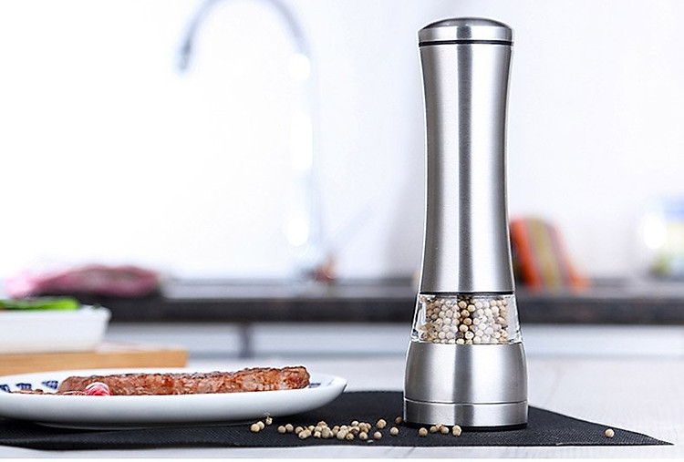 Máy xay tiêu, xay gia vị cầm tay bằng thép không gỉ Aturos ZX-S19