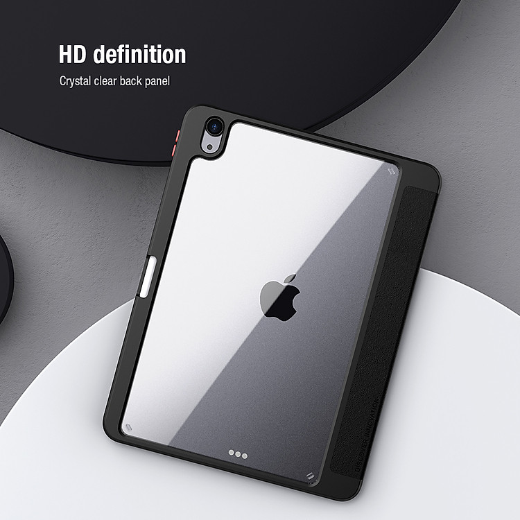 Bao da cho iPad Air 4 2020 10.9 inch Nillkin Bevel Leather Case (Có khe cắm bút Apple Pencil) - Hàng Nhập Khẩu