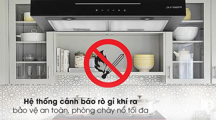 Chống rò gỉ khí gas máy hút mùi Junger HRJ - 701