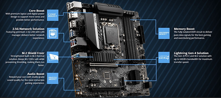 Mainboard MSI PRO B660M-A DDR4