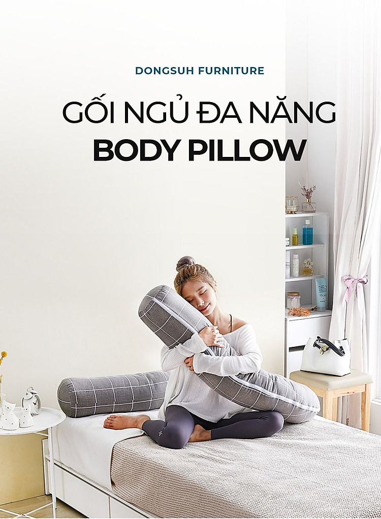 DP001 - GỐI ÔM CHỮ U BODY PILLOW