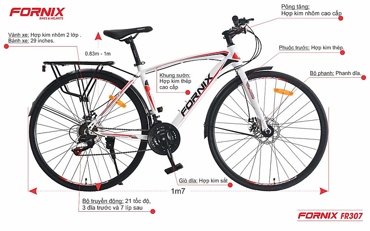 xe đạp thể thao fornix fr307 7