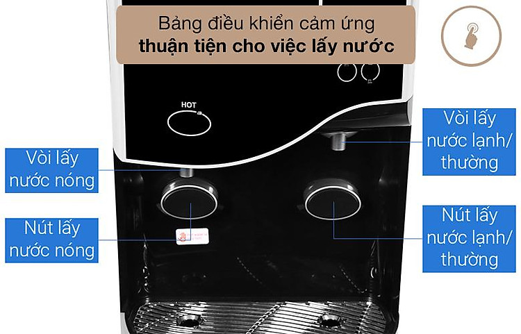 Điều khiển - Máy lọc nước RO nóng lạnh ChungHo CHP-3720S 4 lõi