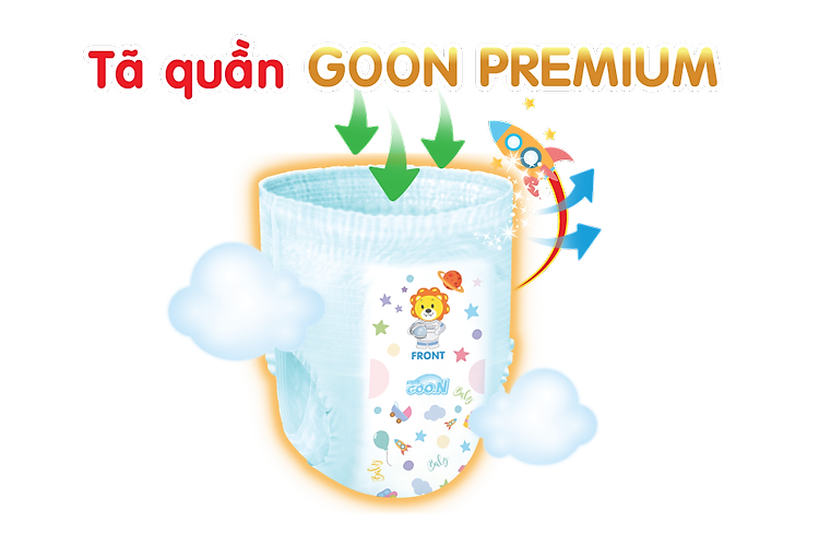 Tã quần Goon Premium size L 46 miếng