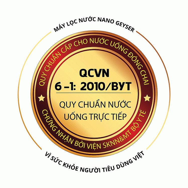 Máy lọc nước Nano Geyser ECO công nghệ lọc Nano - Hàng Chính Hãng