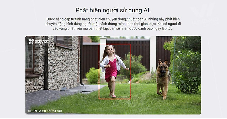 Camera EZVIZ C3N 1080P tích hợp công nghệ AI