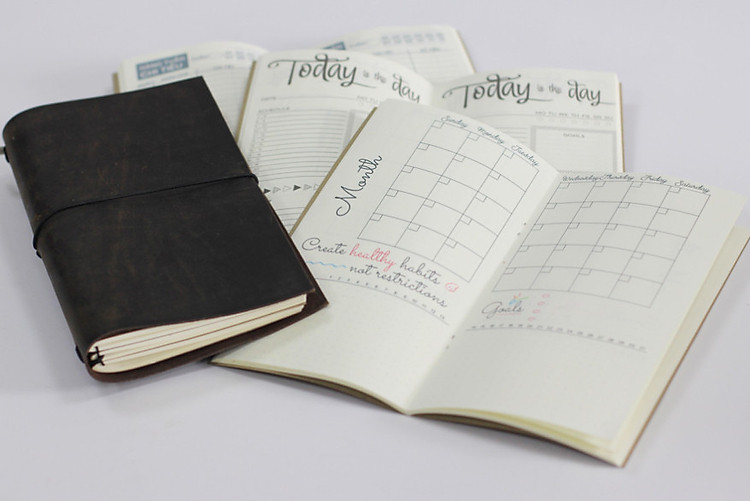 Ruột sổ Planner có nhiều định dạng