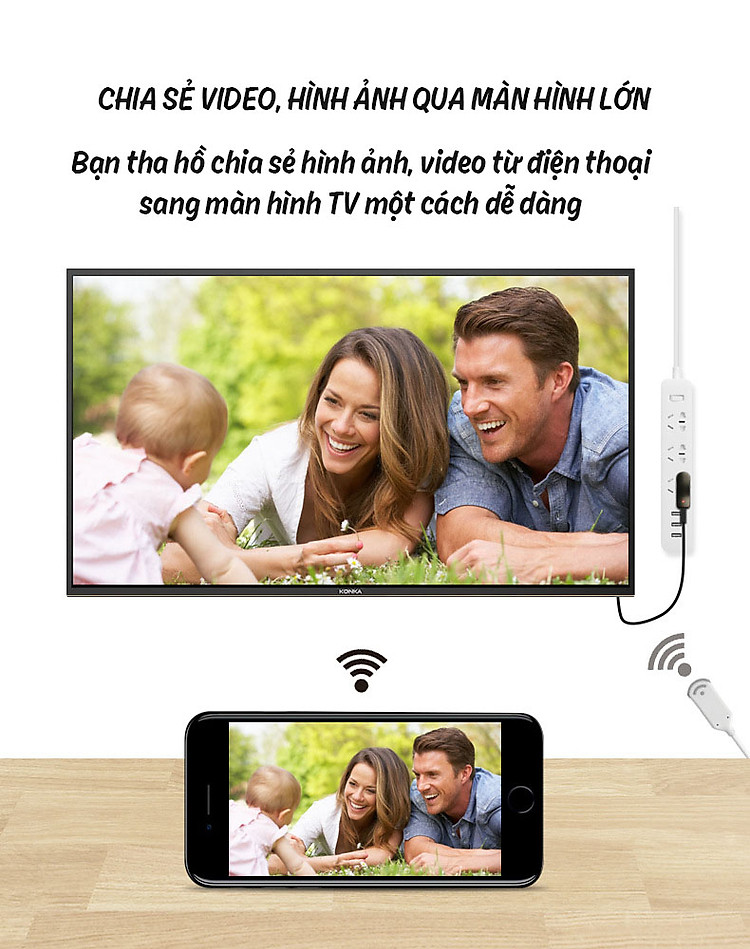 Bộ xuất hình ảnh HDMI không dây cho IOS,ANDROID,WINDOWS 10 Aturos OT-71