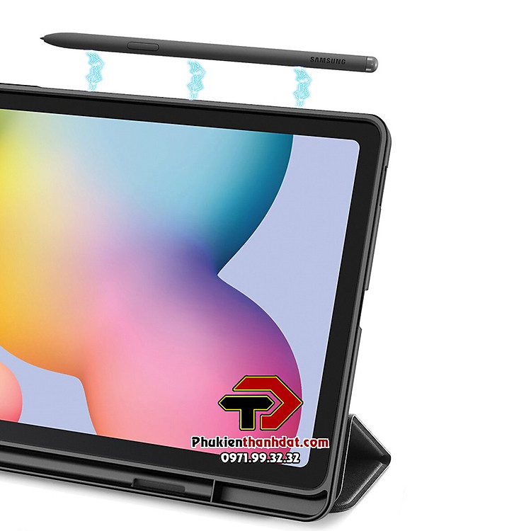 Bao da cho Samsung Galaxy Tab S6 Lite 2022 P613/P619 chính hãng Dux Ducis Domo có ngăn đựng bút - Hàng chính hãng