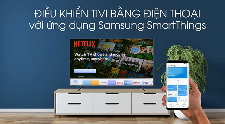 SmartThing-Smart Tivi QLED Samsung 4K 55 inch QA55Q70T