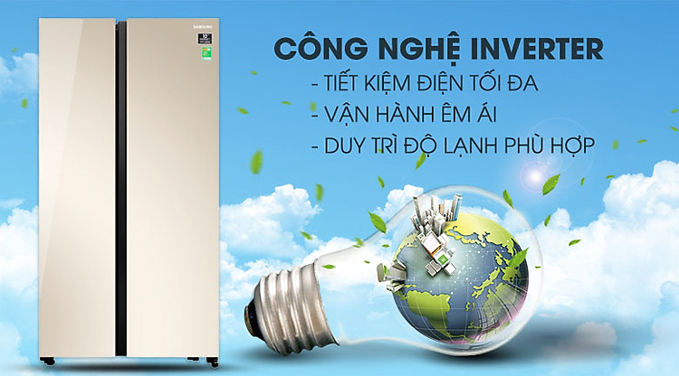 Vận hành tốt hơn với công nghệ Digital Inverter - Tủ lạnh Samsung Inverter 647 lít RS62R50014G/SV Vận hành tốt hơn với công nghệ Digital Inverter - Tủ lạnh Samsung Inverter 647 lít RS62R50014G/SV