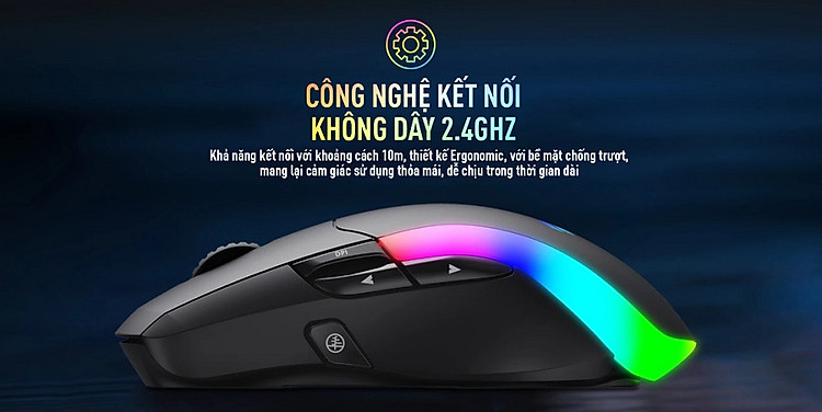 Chuột Gaming Havit MS959W thiết kế hiện đại