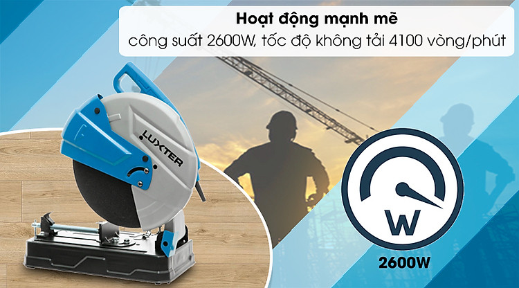 Máy cắt sắt Luxter Wm57410 2600W - Công suất