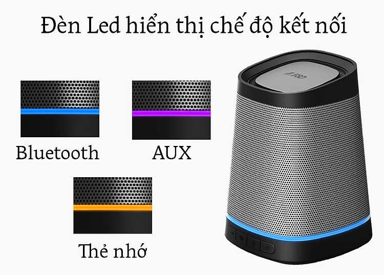 Loa Bluetooth Fenda W7 - Đèn Led tiện dụng