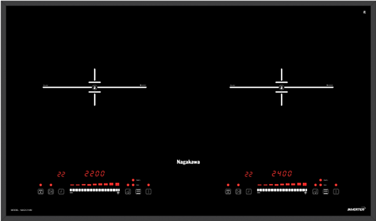 Bếp từ đôi Nagakawa NAG1214M