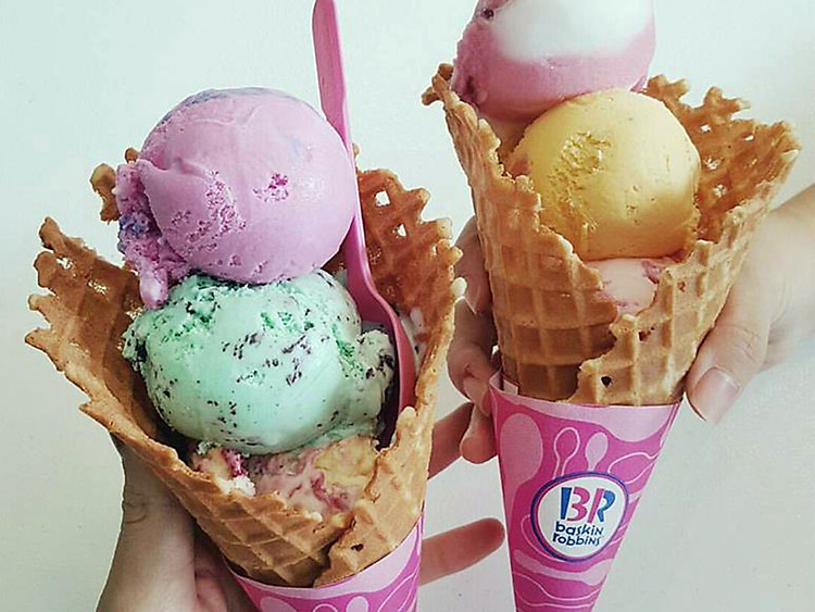 31 hương vị kem đặc trưng, từ ngọt đến chua, thỏa mãn sở thích đa dạng của từng đối tượng khác nhau