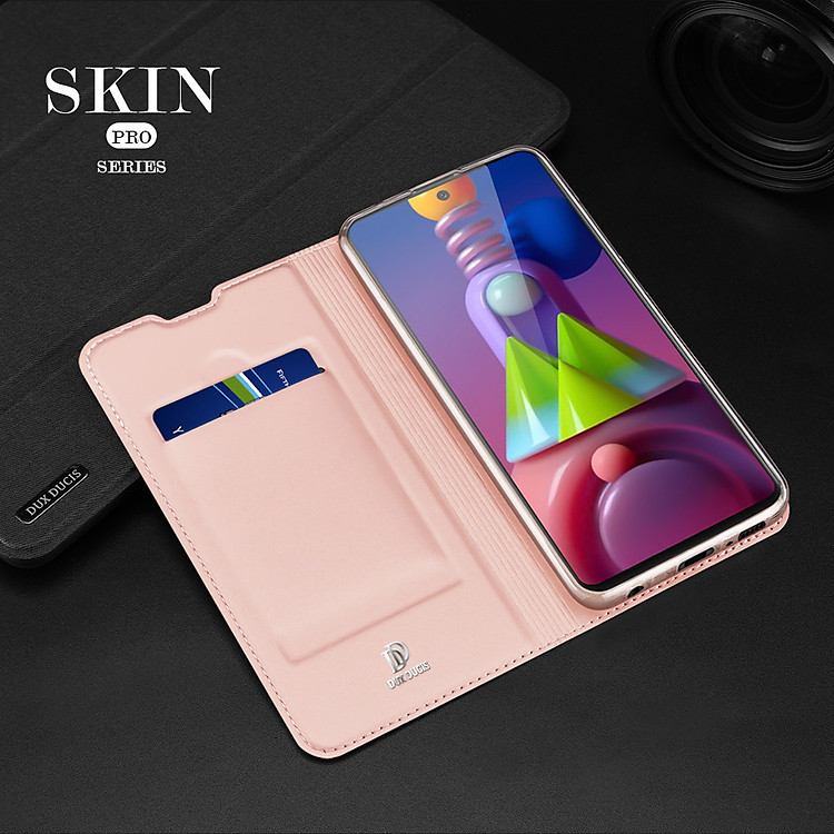 Bao da Samsung Galaxy M51 Dux Ducis Skin - Hàng nhập khẩu