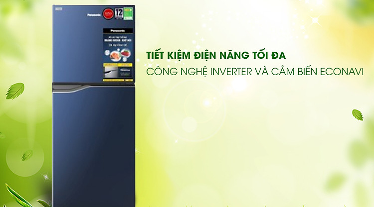 Inverter và Econavi-Tủ lạnh Panasonic Inverter 167 lít NR-BA189PAVN