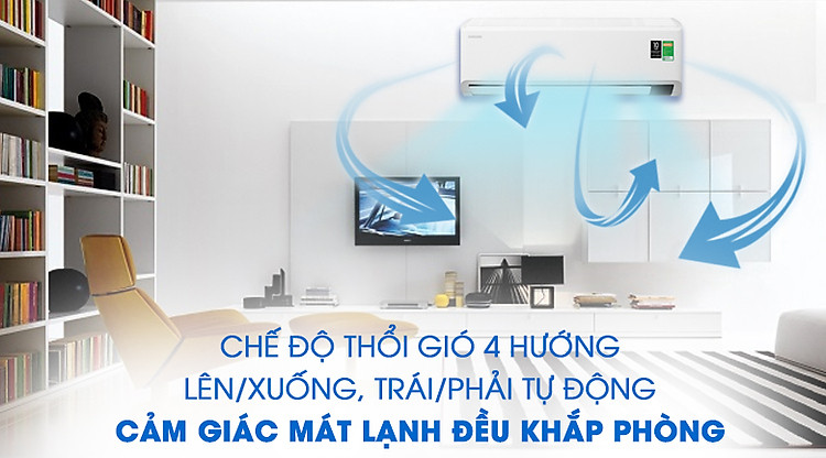 Tự động đảo gió 4 hướng Tự động đảo gió 4 hướng