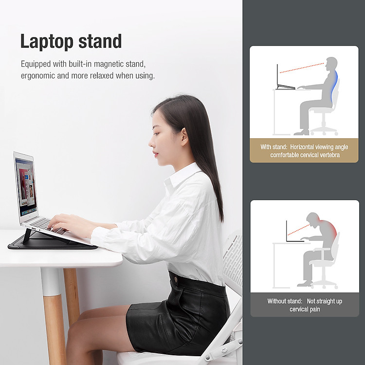 Bao da, Túi đựng Nillkin Versatile Laptop Sleeve Water Ripple 14inch 16inch dành cho Macbook Air / Macbook Pro 13 / Surface Laptop / Laptop 13.3inch / Macbook Pro 16 / Laptop 16inch / Laptop Asus / Dell XPS  - Hàng Nhập Khẩu