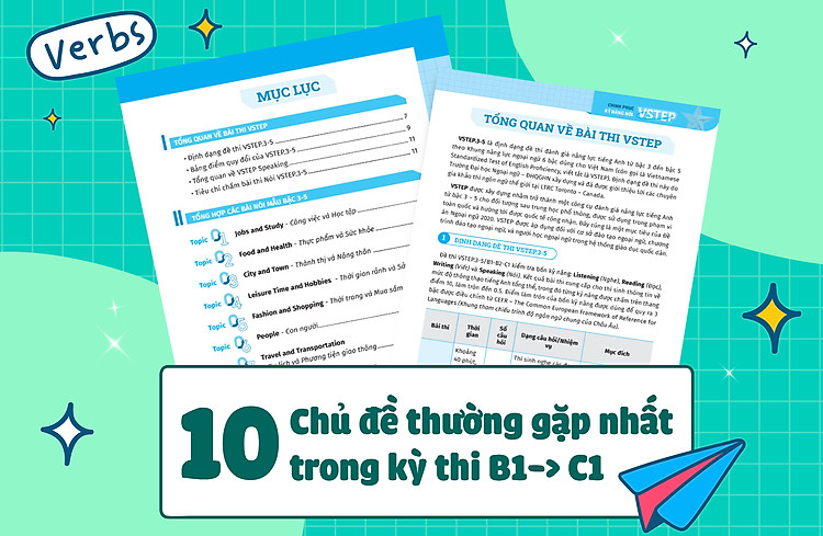 Combo Chinh Phục Kỹ Năng Nói - Viết và Luyện Đề Thi Bậc B1-C1 VSTEP (3 Cuốn)