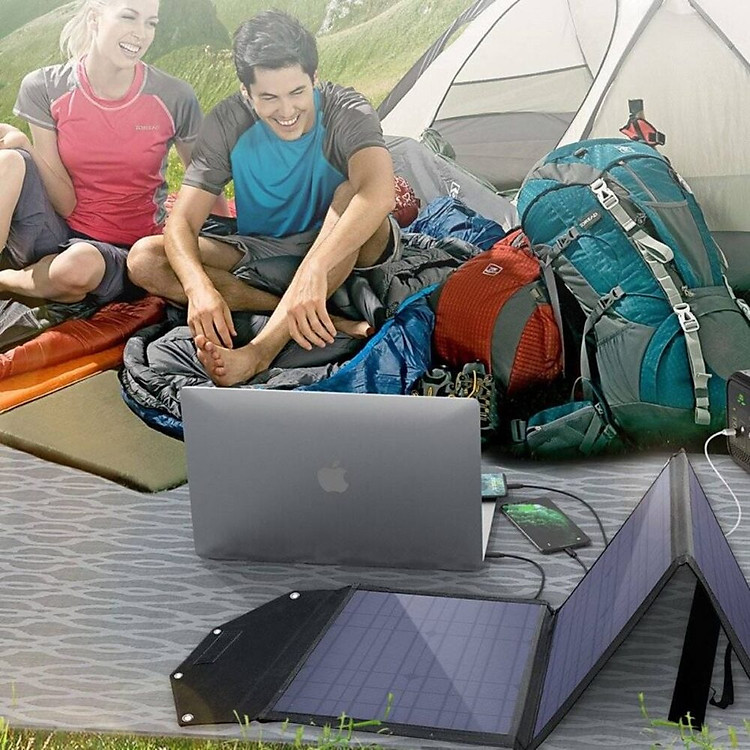 Bộ sạc năng lượng mặt trời di động 100w CHOETECH SC009 có thể gấp gọn (Hàng chính hãng) 11