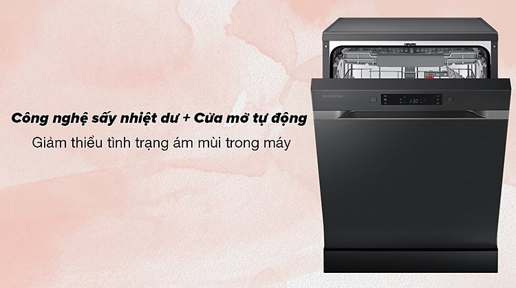 Máy rửa chén độc lập Samsung DW60CG550FSGSV - Công nghệ sấy nhiệt dư giúp nâng cao hiệu quả sấy khô chén bát hiệu quả, giảm thiểu mùi hôi trong khoang máy Máy rửa chén độc lập Samsung DW60CG550FSGSV - Công nghệ sấy nhiệt dư giúp nâng cao hiệu quả sấy khô chén bát hiệu quả, giảm thiểu mùi hôi trong khoang máy