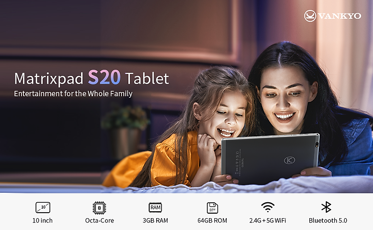 Tổng thể máy tính bảng Vankyo S20 64Gb