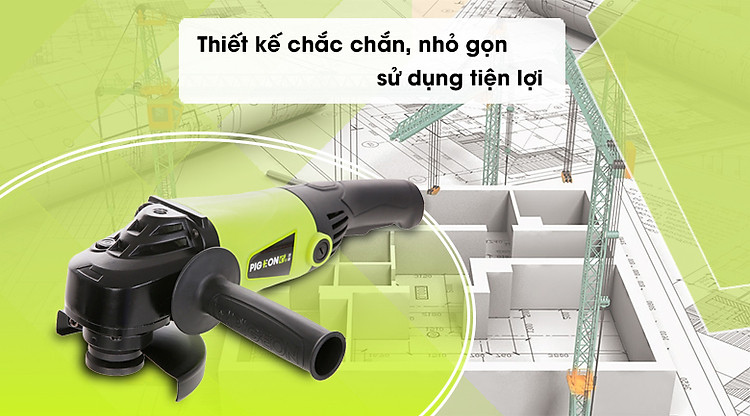 Máy mài góc Pigeon G9-125B 1400W - Thiết kế 