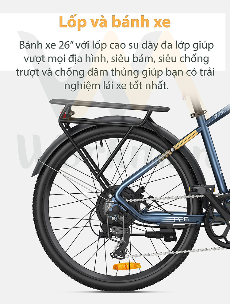 Lốp xe Engwe P26 chính hãng