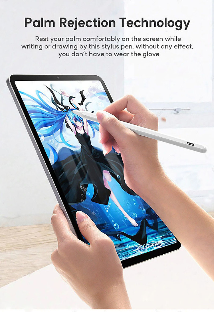 Bút cảm ứng stylus cho iPad Aturos IQS dùng như Apple Pencil