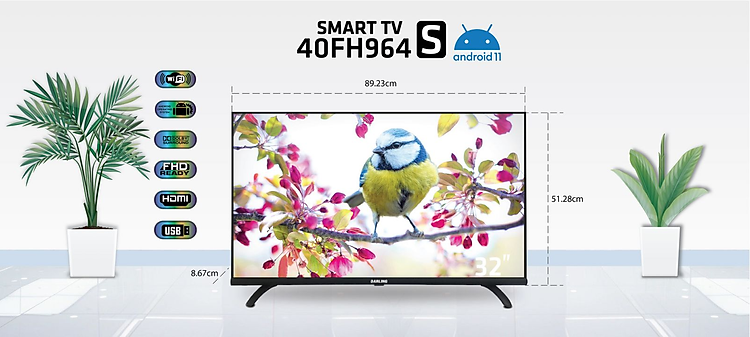 SMART TIVI DARLING 40 INCH 40FH964S - Hàng Chính Hãng