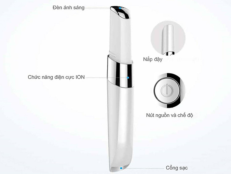 Cấu tạo Máy massage mắt NanoTime Beauty F52E Máy massage mắt NanoTime Beauty F52E