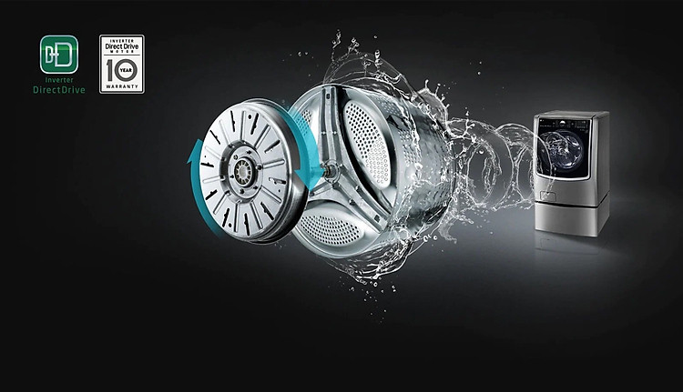 Máy giặt LG Inverter 10 kg FV1410S3B-