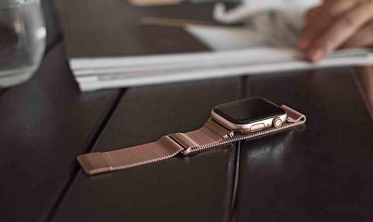 Dây Đeo Đồng Hồ UNIQ DANTE Mesh Steel Strap dành cho Apple Watch Series 1~8/ SE (42/44/45MM) - Hàng chính hãng