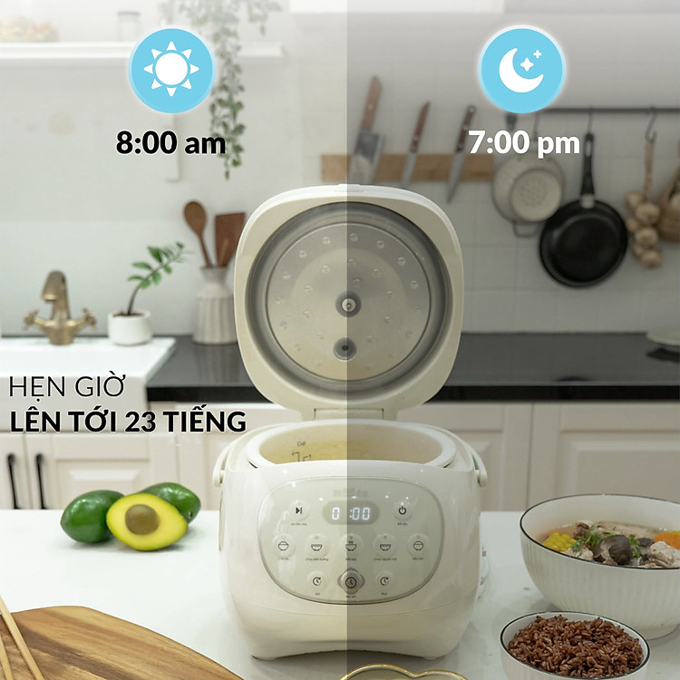 Nồi cơm điện tử ruột sứ Haatz Hàn Quốc CIM250