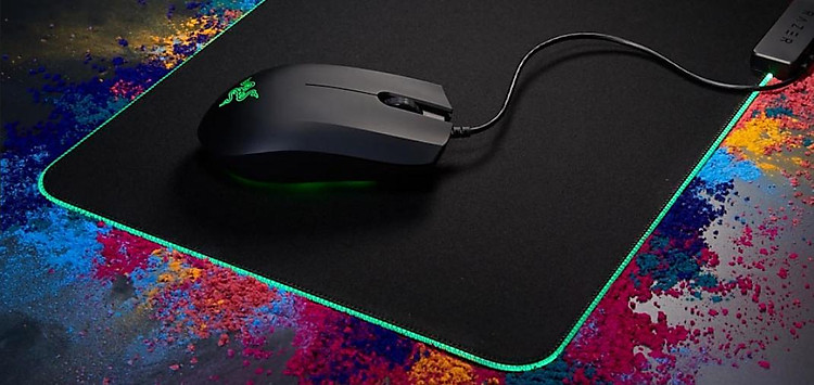 Bàn di chuột Razer Goliathus Chroma Extended Mercury - RZ02-02500314-R3M1 hỗ trợ nhiều loại chuột